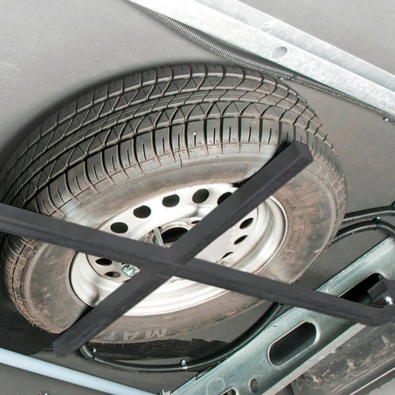 Support de roue de secours pour caravane