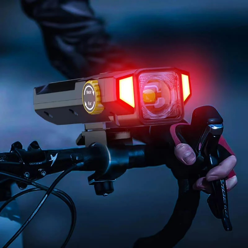 Strobo™ | Eclairage velo solaire avec autonomie illimitée et faisceau orientable
