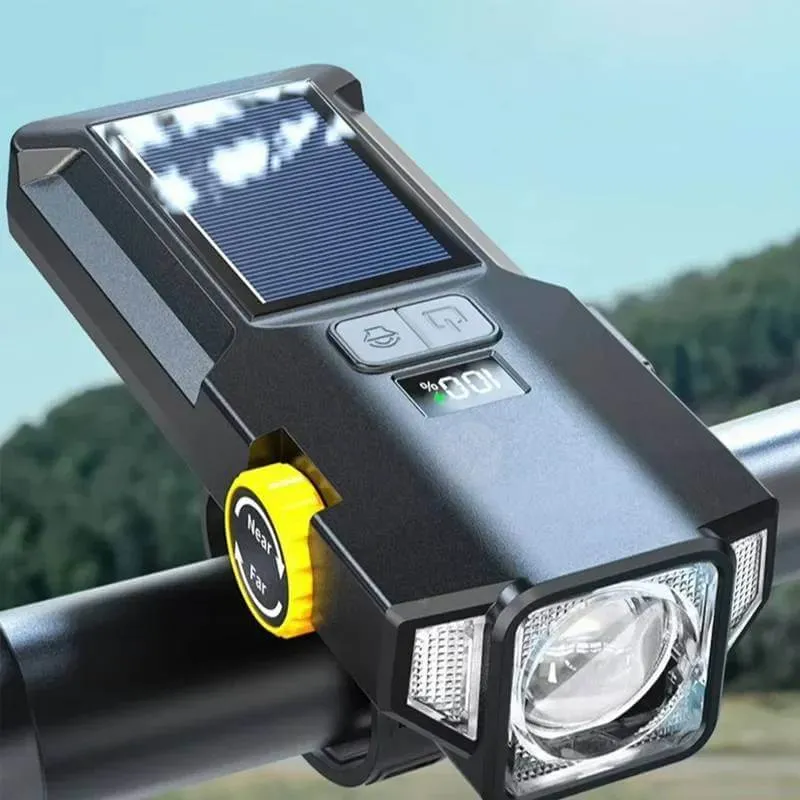 Strobo™ | Eclairage velo solaire avec autonomie illimitée et faisceau orientable