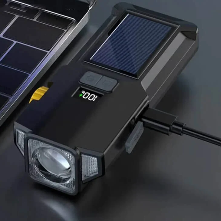 Strobo™ | Eclairage velo solaire avec autonomie illimitée et faisceau orientable