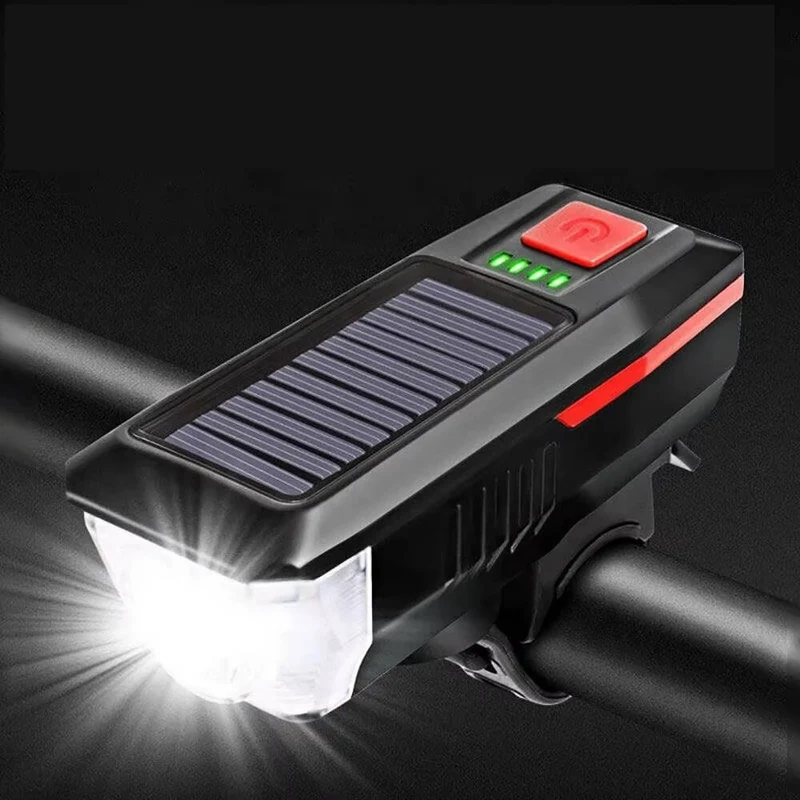 CycleFlare™ | Eclairage velo avec autonomie solaire et klaxon intégré pour une conduite sécurisée