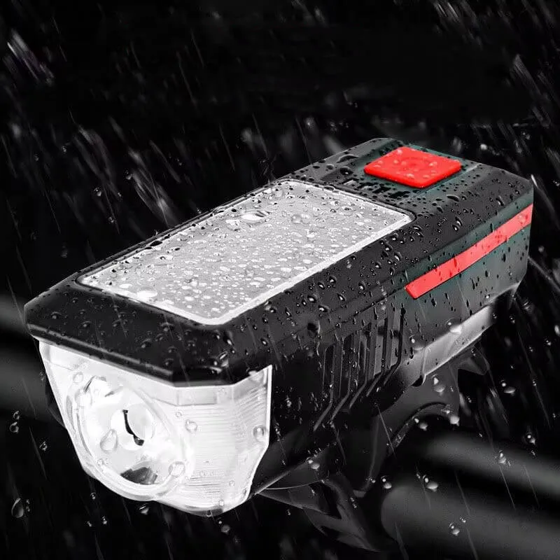 CycleFlare™ | Eclairage velo avec autonomie solaire et klaxon intégré pour une conduite sécurisée