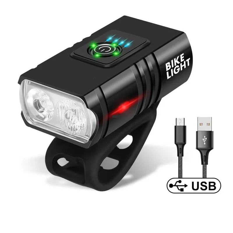 LumiX™ | Eclairage velo avec 6 modes d’éclairage et autonomie rechargeable