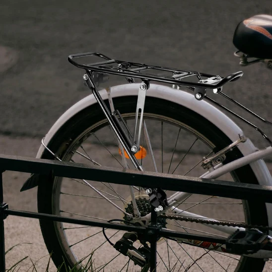 Porte Bagage Vélo Universel : Charge Maximale 50 kg, Ajustable 20" à 29" (Alliage d'Aluminium)