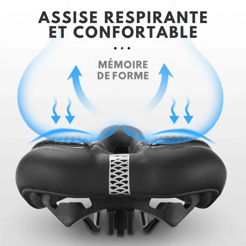 Selle de Vélo Confort - SiliconRide™