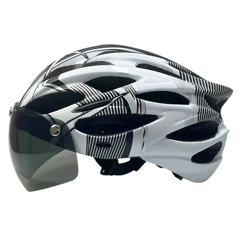 Casque de Vélo avec Visière Amovible et LED Intégrée – CycloGuard™