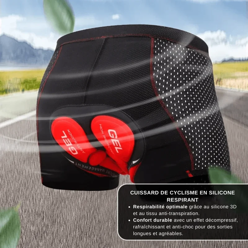 Sous-vêtement de Cyclisme mixte (H/F) avec Gel 5D - CycloGel™
