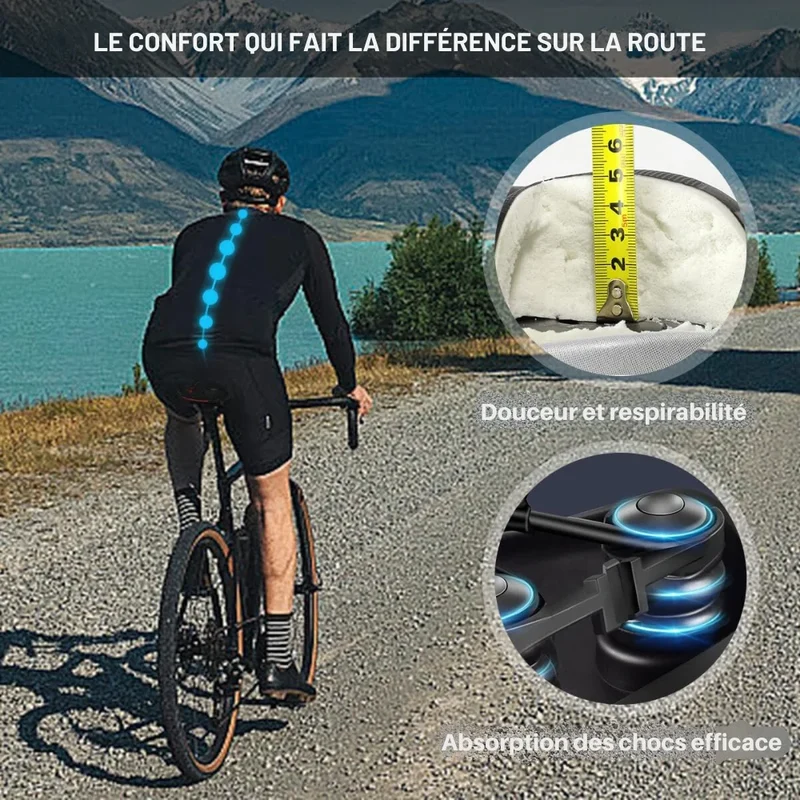 Selle de Vélo Confort - CycloSoft™