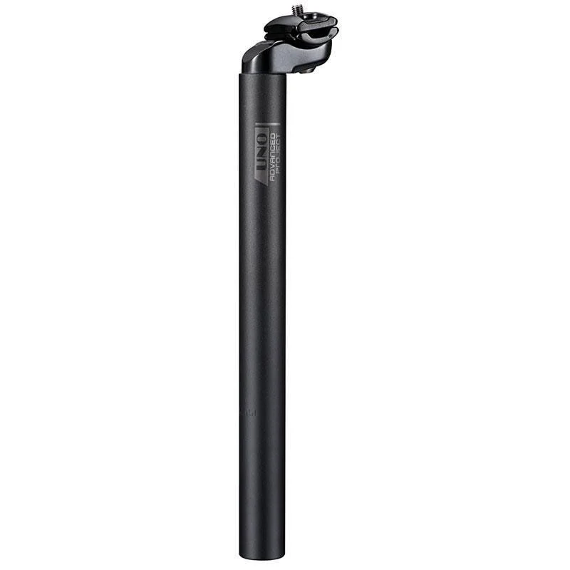 Tige de selle UNO 31,6 mm aluminium noir – Longueur 400 mm, robuste et légère