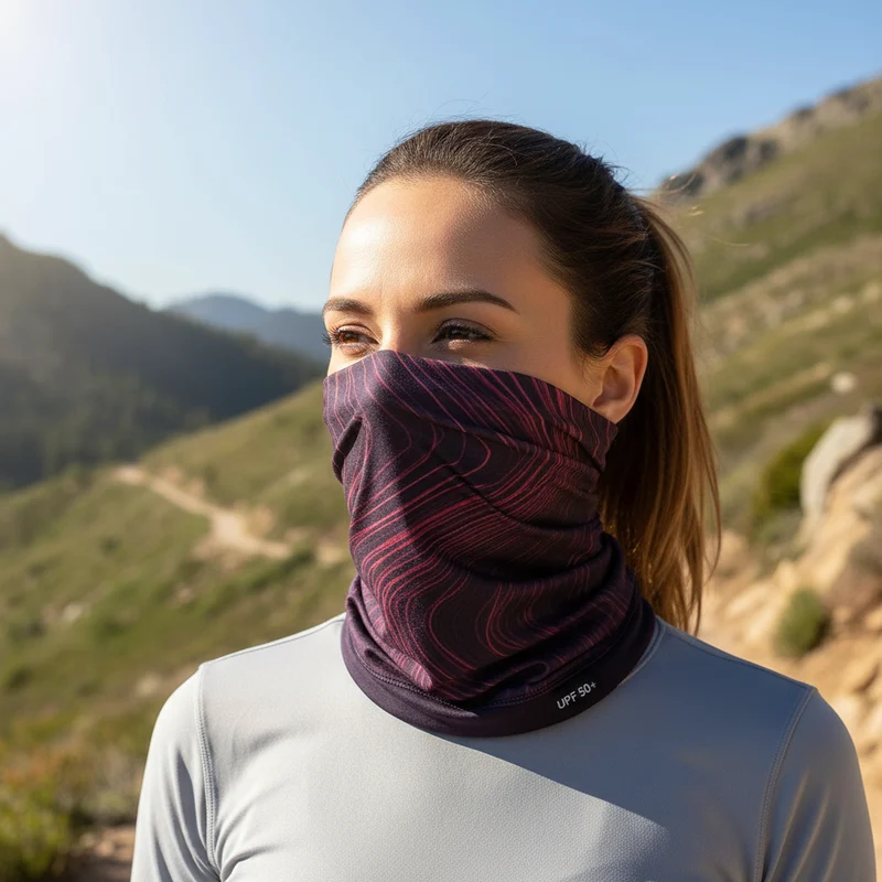 Cache-Cou Femme Vélo - Protection Soleil & Insectes