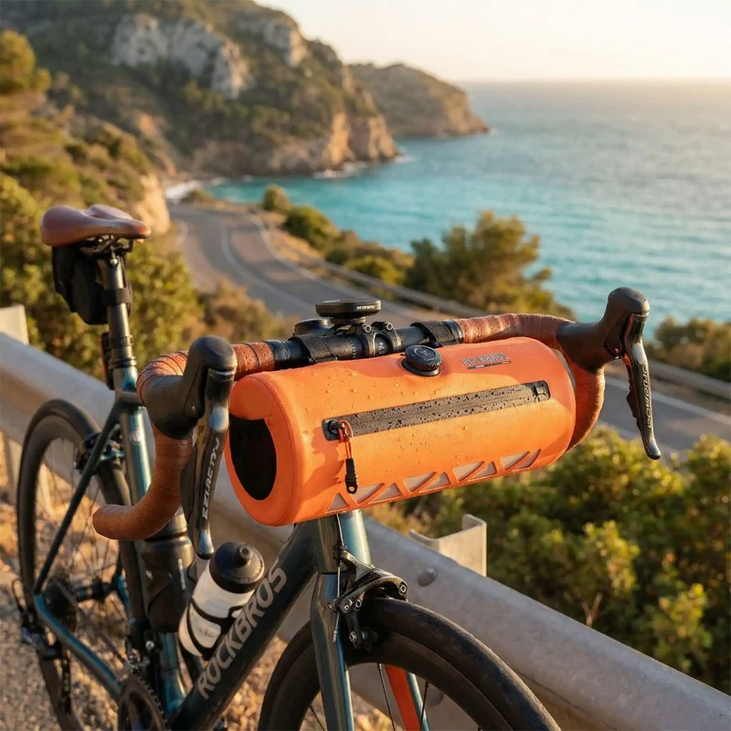 Sac velo pour guidon | ROCKBROS Imperméable 2L