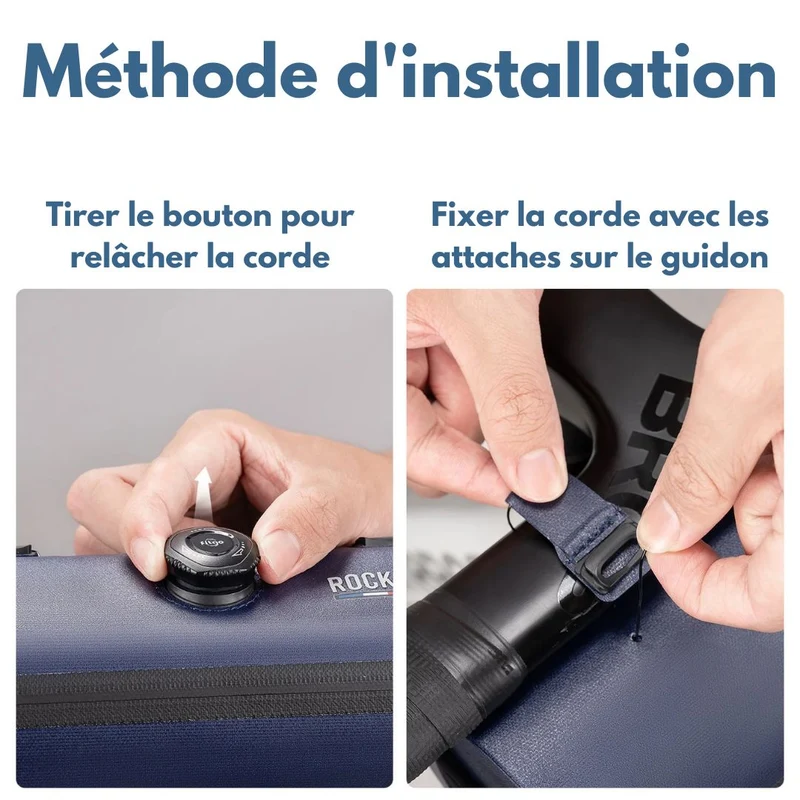 Sac velo pour guidon | ROCKBROS Imperméable 2L