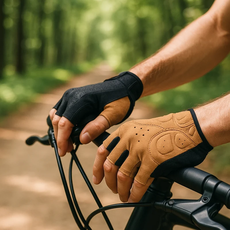 Gants Vélo Demi-Doigts Homme | Technologie Gel Anti-Vibration | ProComfort™