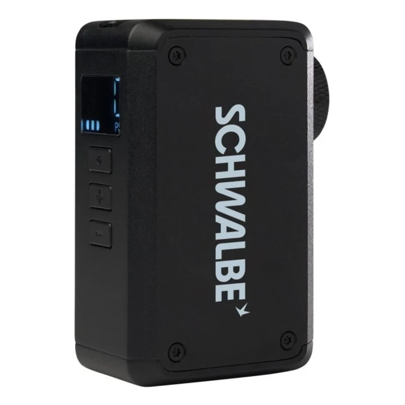 Mini compresseur vélo Schwalbe E-Micro Pump avec écran digital