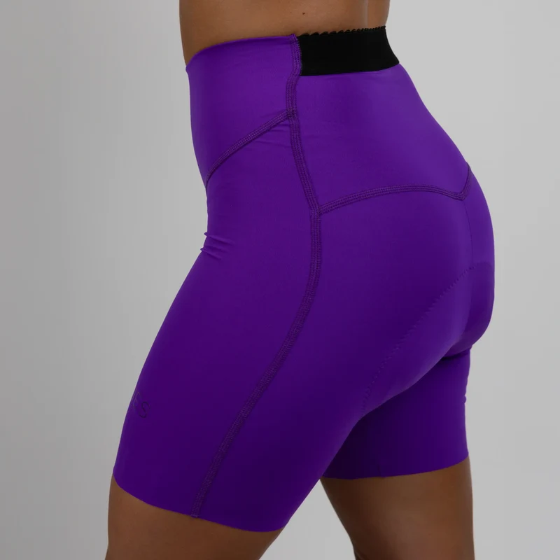 Tenue vélo femme Aquarella Purple – Débardeur, cuissard & chaussettes