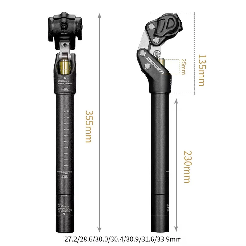 ShockCore™ | Tige de selle suspendue nouvelle génération confort et absorption des chocs