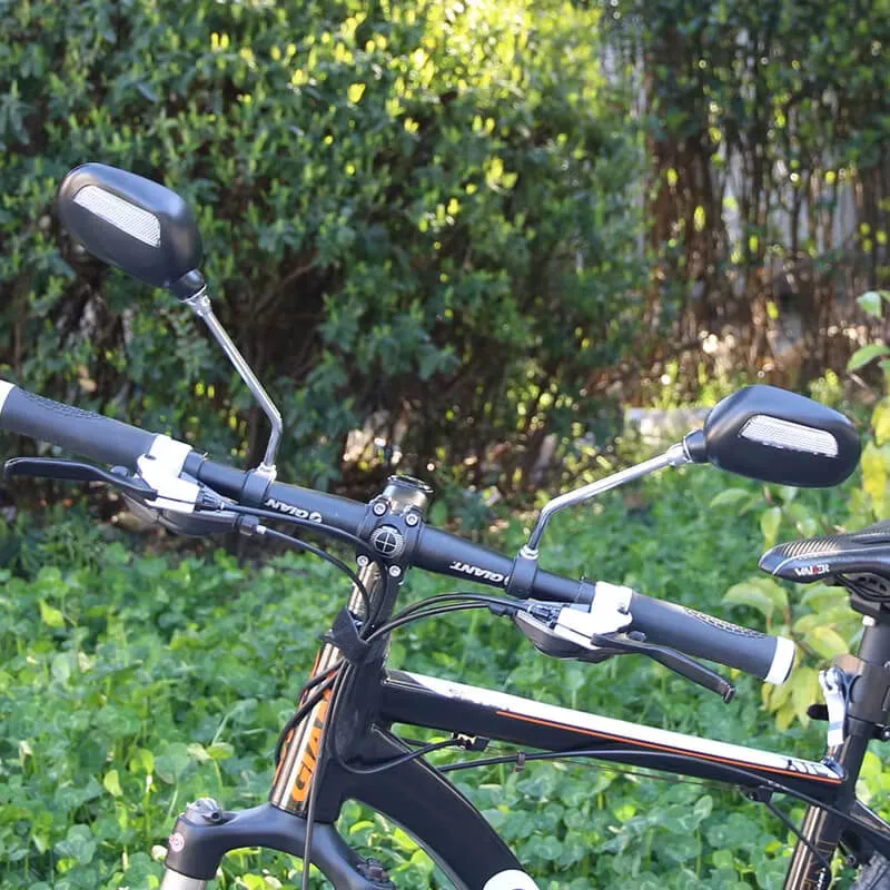 ClearView™ | Retroviseur velo avec visibilité arrière instantanée et fixation stable (paire gauche et droit)