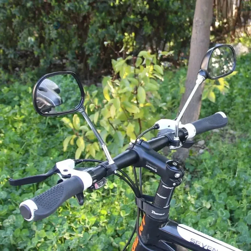 ClearView™ | Retroviseur velo avec visibilité arrière instantanée et fixation stable (paire gauche et droit)