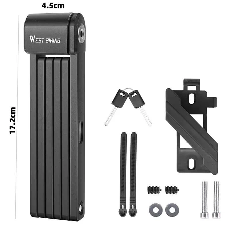 VeloDefender™ | Antivol velo pliable avec protection renforcée et format compact