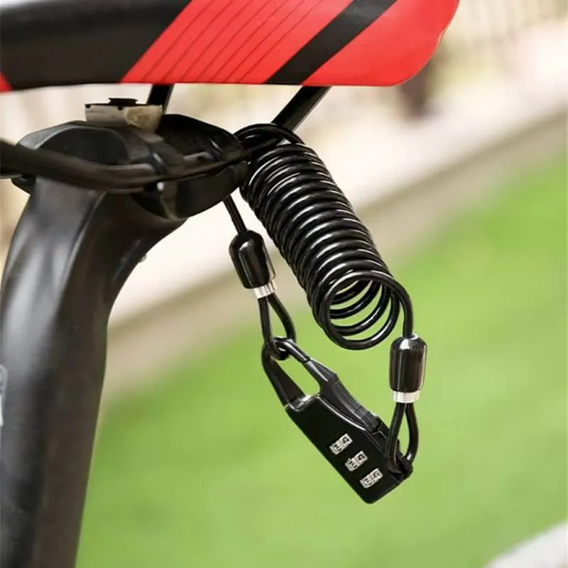 VeloClampLock™ | Antivol velo ultra leger à code et flexible pour sécurité quotidienne