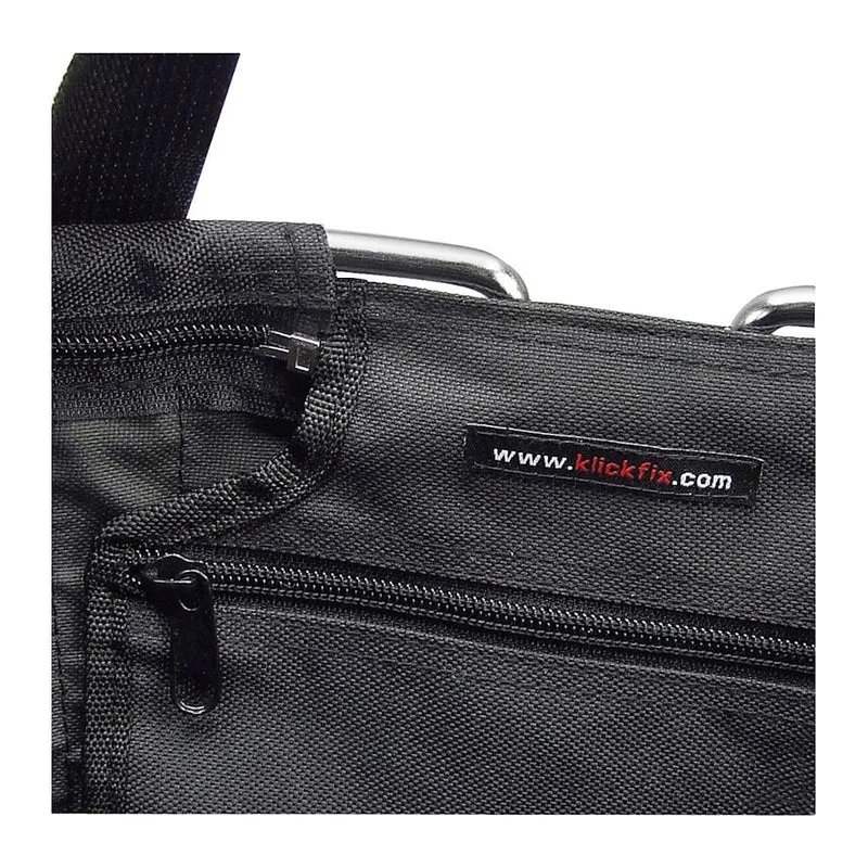 Sac de guidon en toile KlickFix Shopper, Plus, Comfort et Alingo