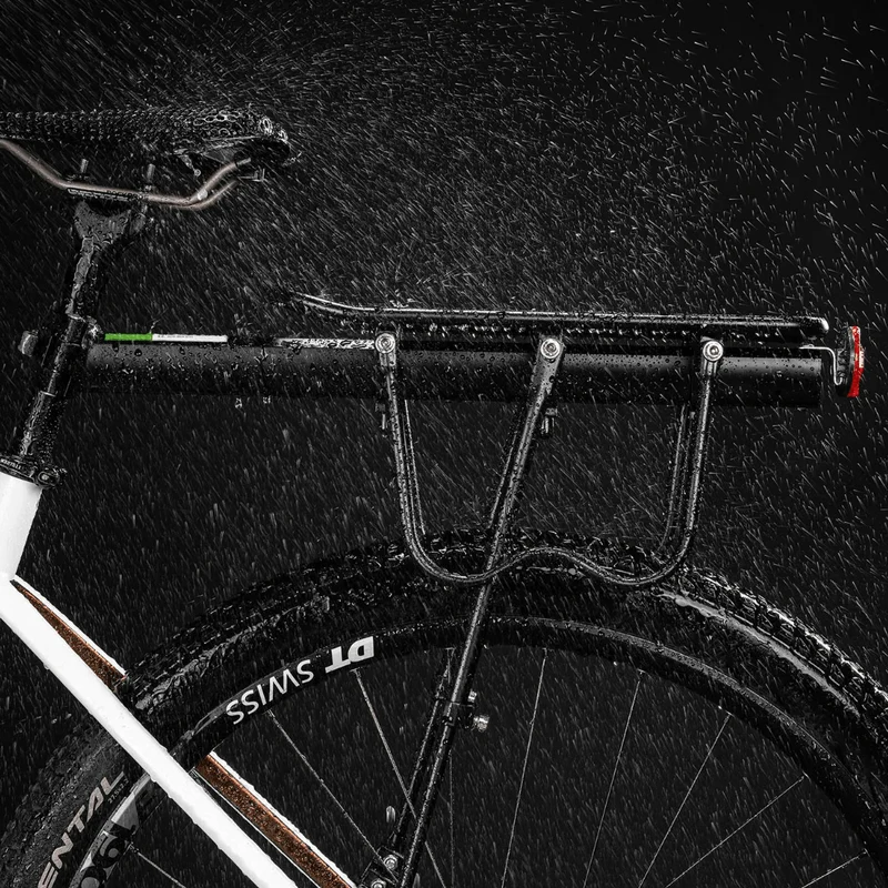 Porte-bagages vélo aluminium sans outils — charge 25 kg, installation en 5 minutes