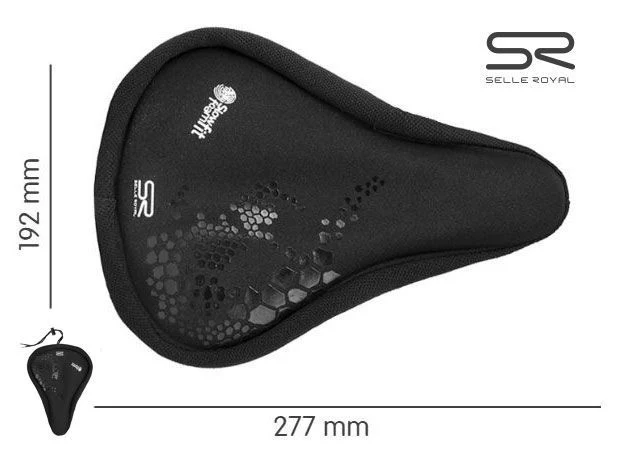 Couvre-selle Selle Royal Memory Foam – Taille M 300 x 192 mm, confort ergonomique