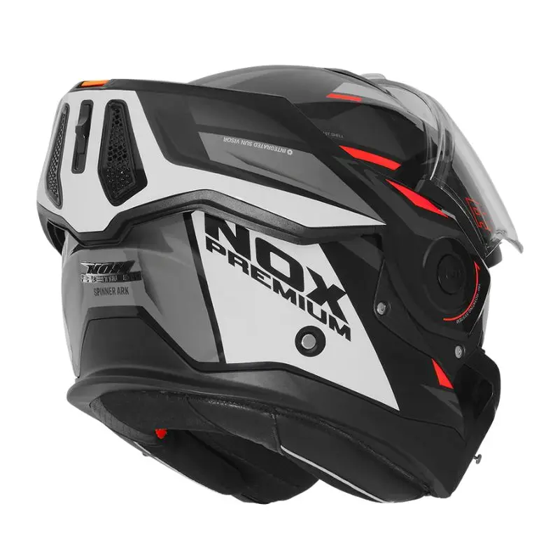 Casque modulable - Ark blanc rouge noir