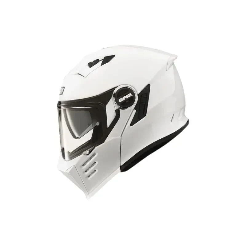 Casque moto modulable - Darksome blanc