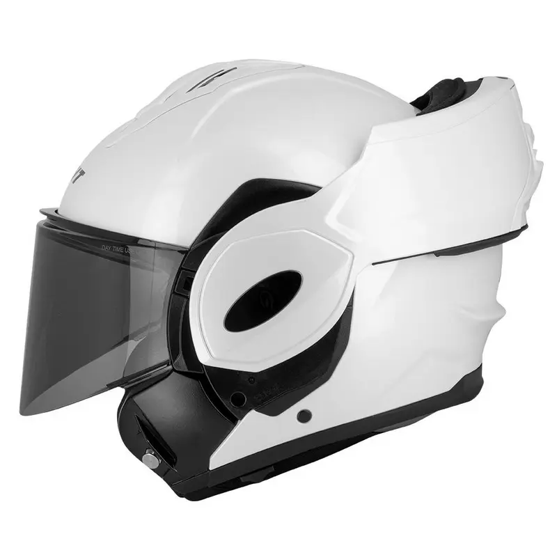 Casque moto modulable - FlipTech blanc