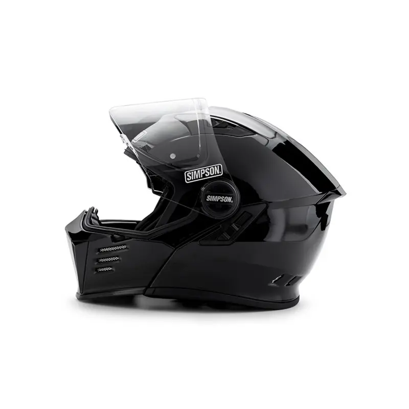Casque moto modulable - Darksome noir brillant