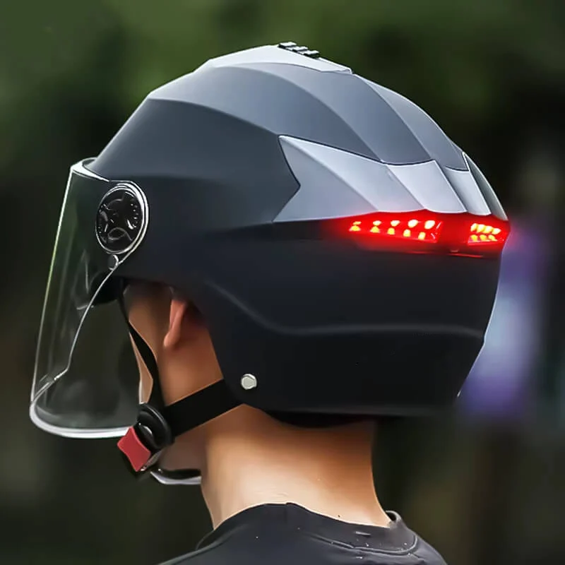 CityShell™ | Casque velo urbain 3 en 1 avec visière et lumière arrière
