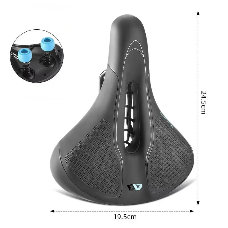 CloudRide™ | Selle velo confort avec suspension antichoc et ventilation centrale
