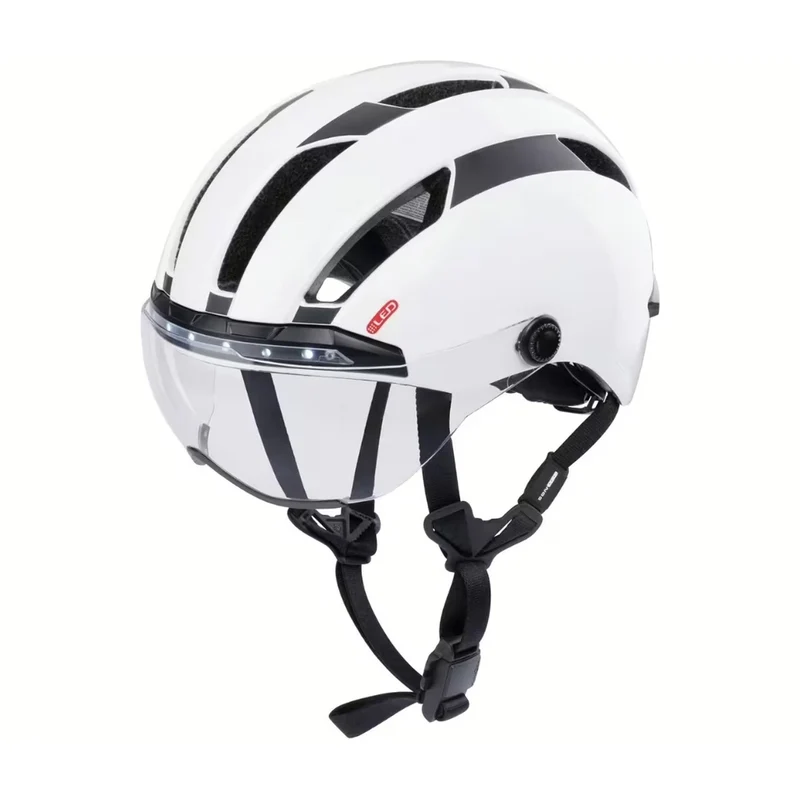 Casque vélo lumineux avec clignotants led Contec Como