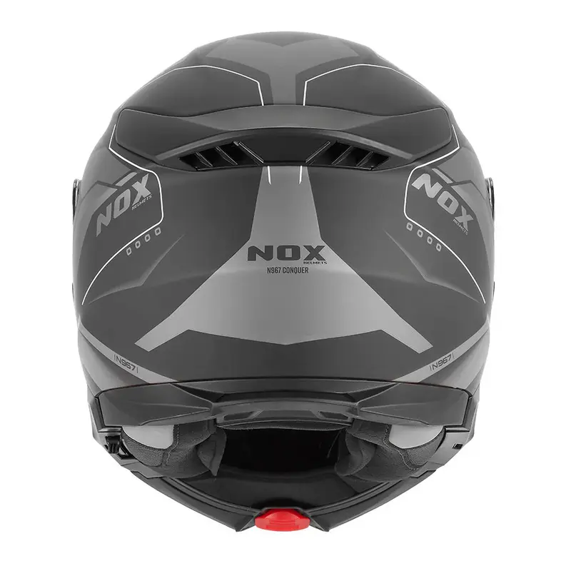 Casque modulable - N967 Conquer noir mat argent