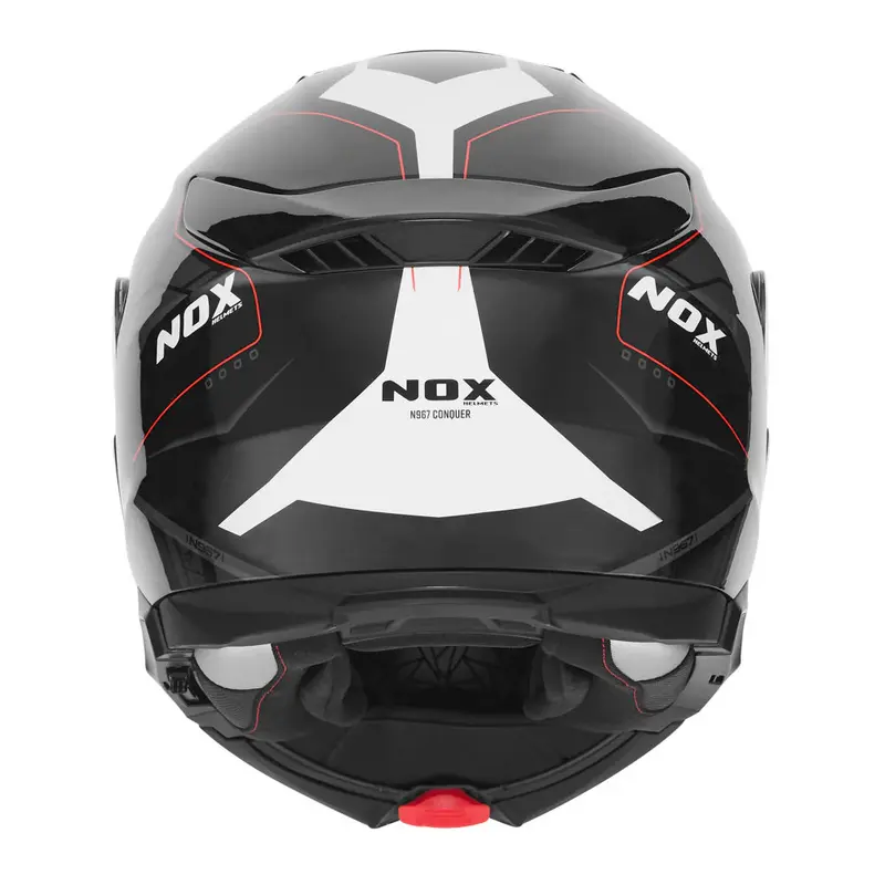 Casque modulable - N967 Conquer noir blanc rouge
