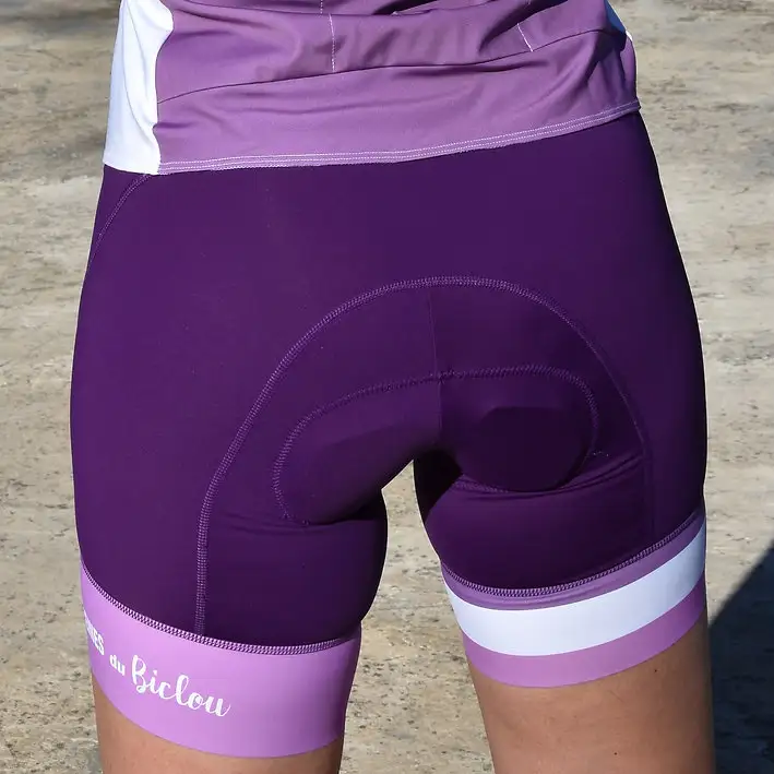 Cuissard Cyclisme Femme Purple