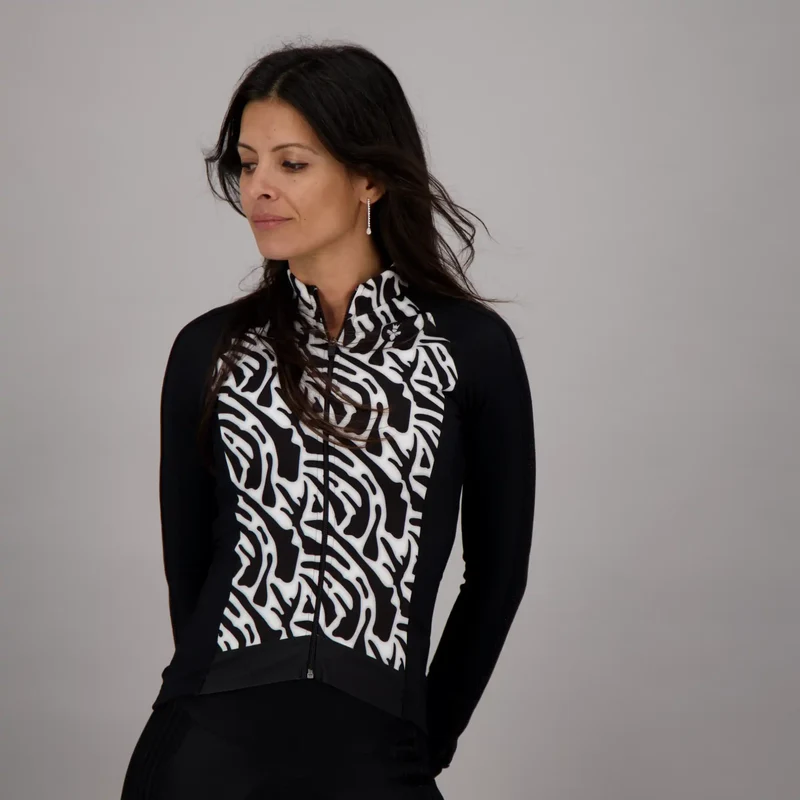 Veste Hiver Vélo Femme Black Caldu – Coupe-vent & Respirante