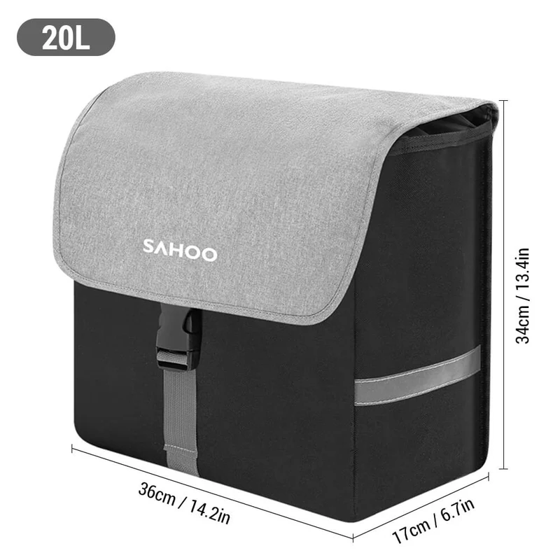 TrailGuard™ | Sacoche velo porte bagage 20L/40L étanche et ultra stable
