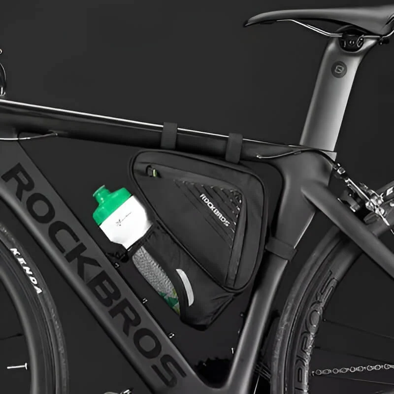 GripStash™ | Sacoche cadre velo légère et imperméable 1.5L