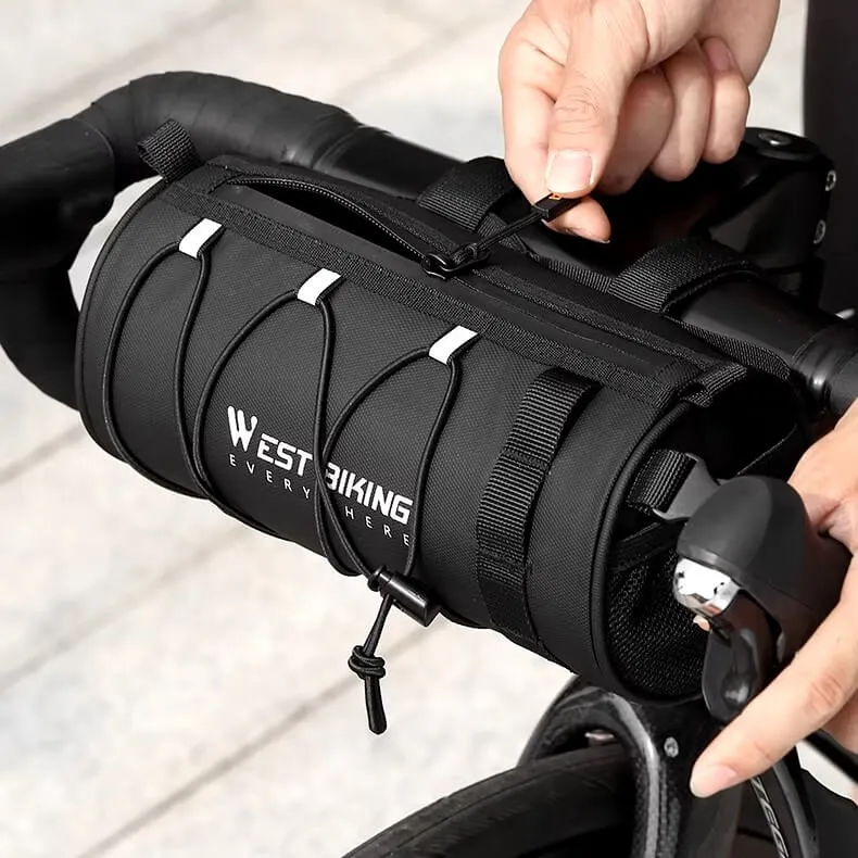 BarBuddy™ | Sacoche guidon vélo étanche et pratique 2L pour des trajets organisés