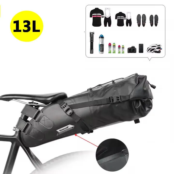 ProofSaddleLargeSatchel™ | Sacoche de selle avec grande capacité de rangement 5/10/13L