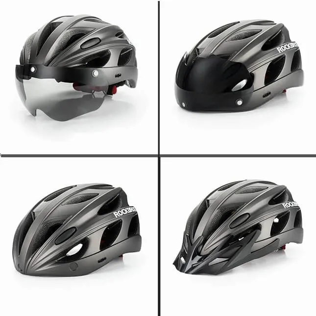 CyclHelmet™ | Casque velo avec visière magnétique intégrée et protection renforcée