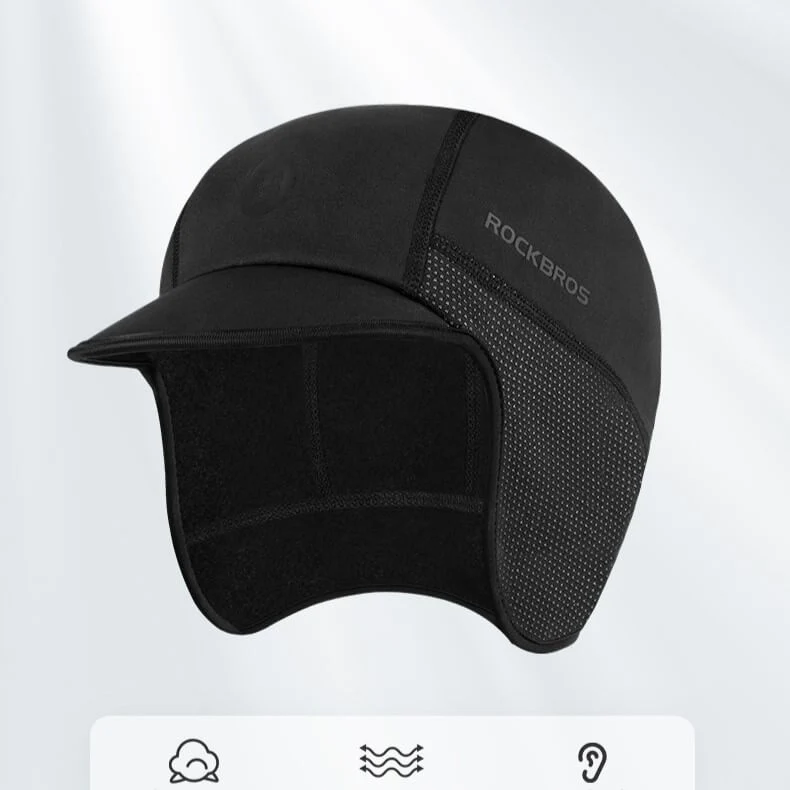BreathableCyclingCap™ | Casquette velo chaude et coupe-vent pour l’hiver