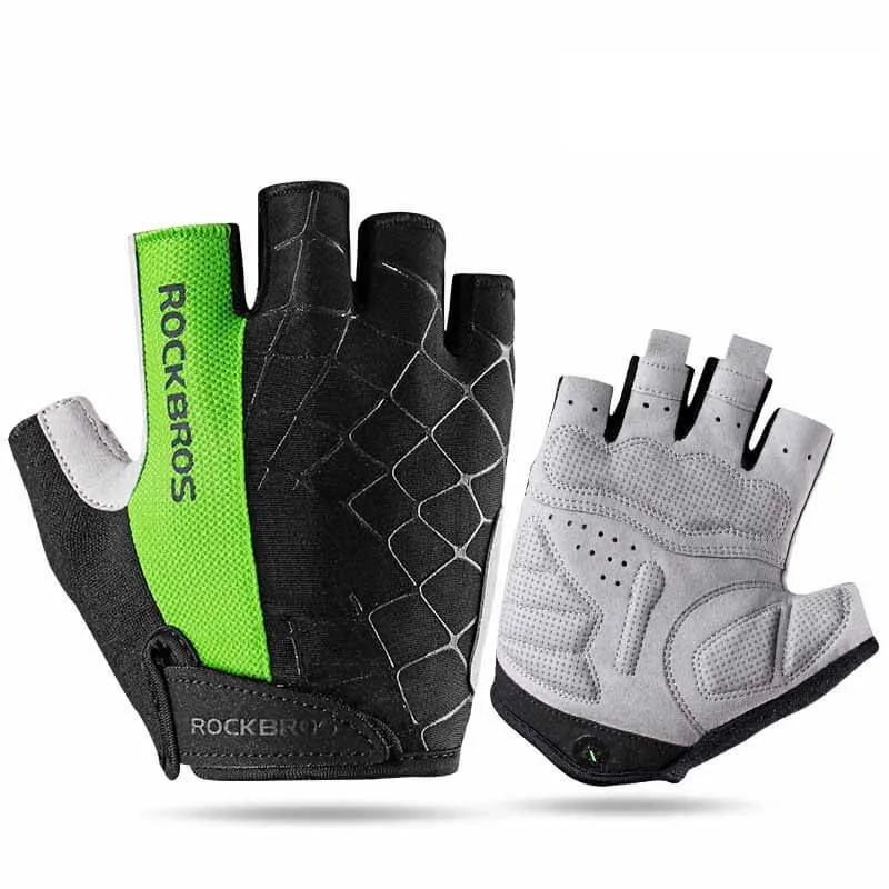 BikeHalfFingerMittens™ | Gants velo demi-doigt antichoc et respirants