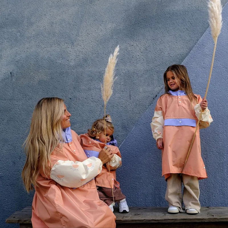 Poncho de pluie Poule Party adulte ou enfant Sunrise