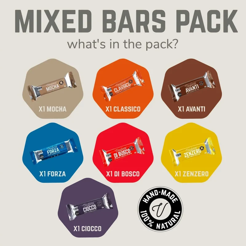 Mixed Barres Énergétique Pack De 7 | Veloforte