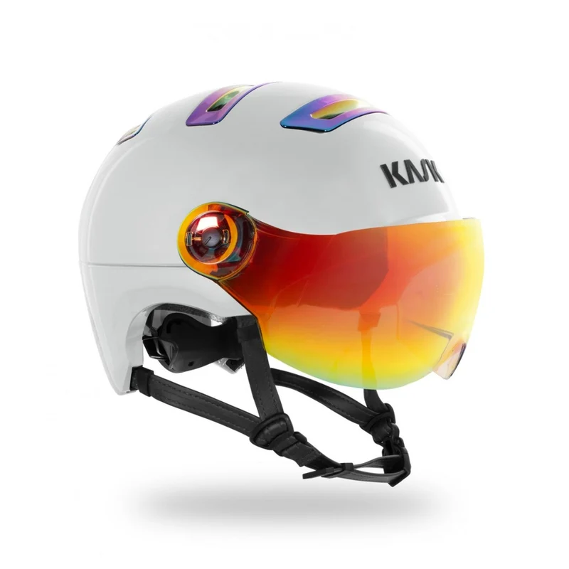Casque vélo Kask urbain avec visière Urban R Rainbow