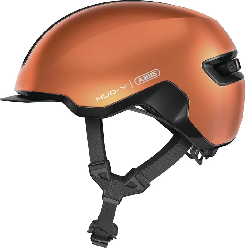 Casque Abus HUD-Y avec feu pour vélo