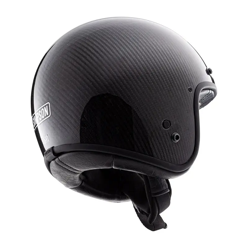 Casque jet moto - Chopper Carbon